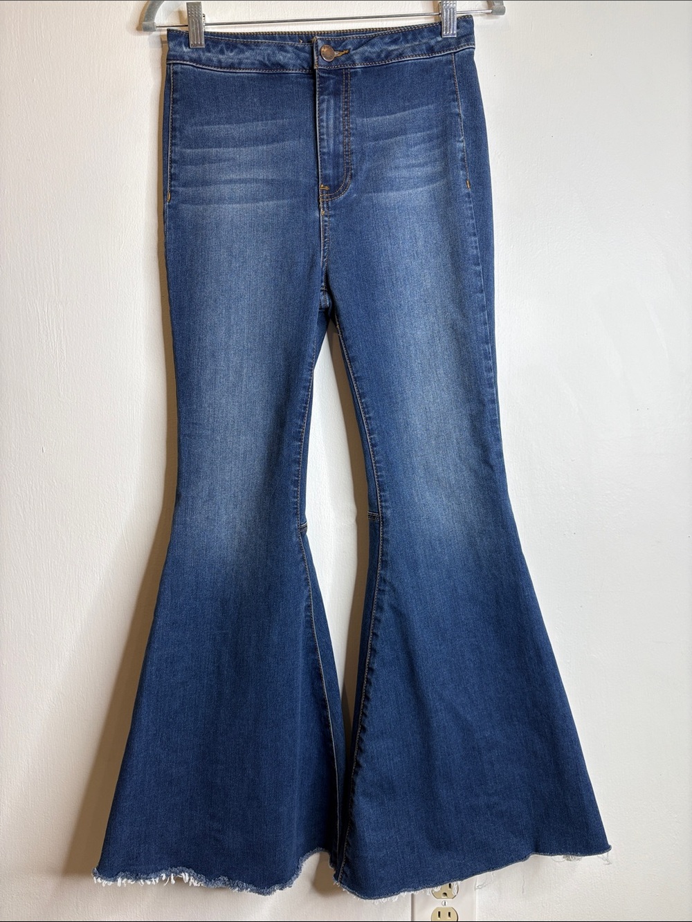 Free People High Rise Flared Jeans